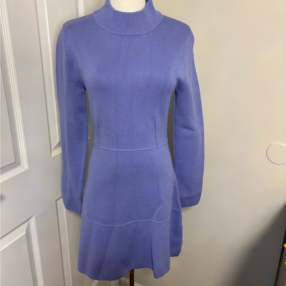Zara Purple mini Sweater dress Women's Dress - Picture 2 of 4